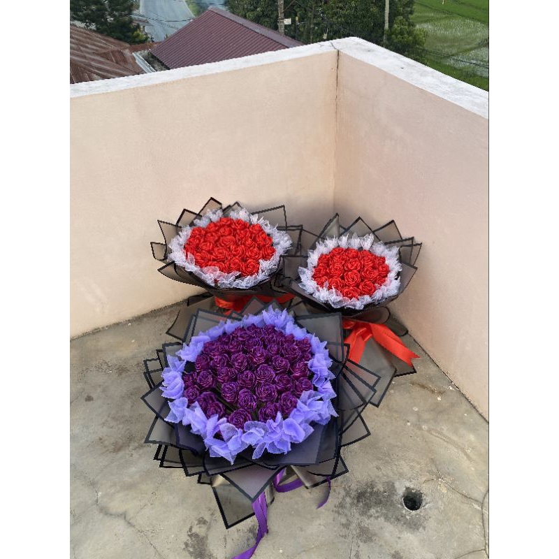 

Buket Bunga Pita Satin