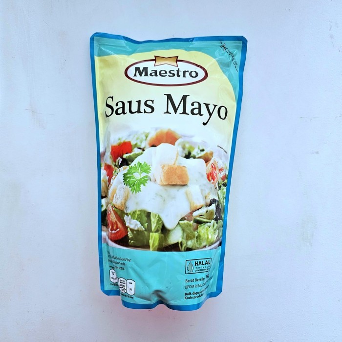 

Maestro Saos Mayo Ekonomis 1kg Halal dan BPOM