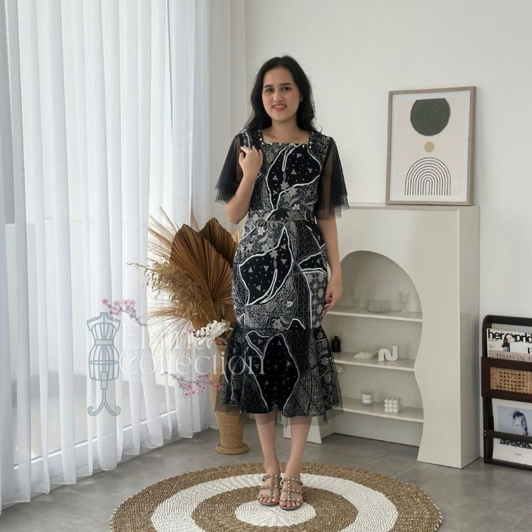 [Elaina Collection] Dress Vior Batik / [M, L, XL] / DRESS COUPLE/ DRESS PESTA / DRESS KONDANGAN / DR