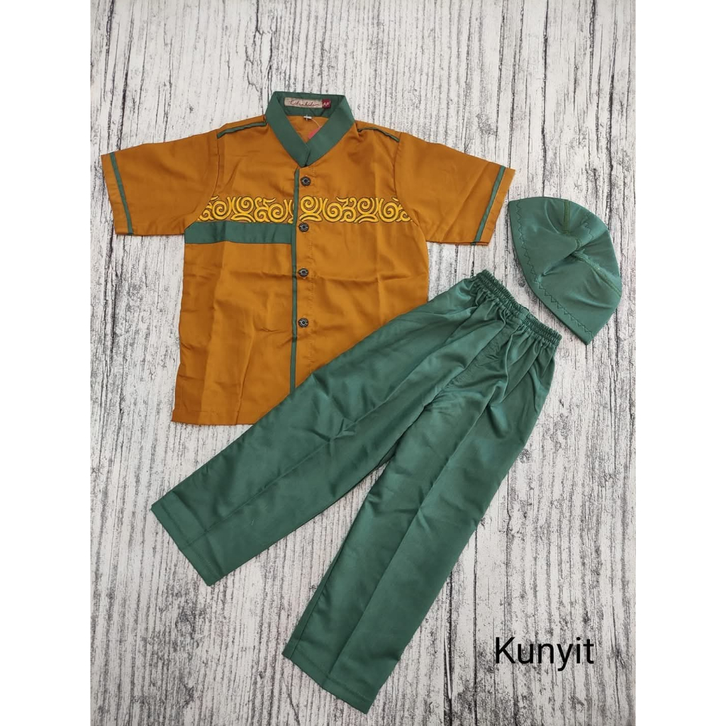 BUSANA MUSLIM ANAK LAKI-LAKI ORI CITRA KIDS / SETELAN KOKO LENGAN PENDEK / KOKO ANAK LENGAN PENDEK /