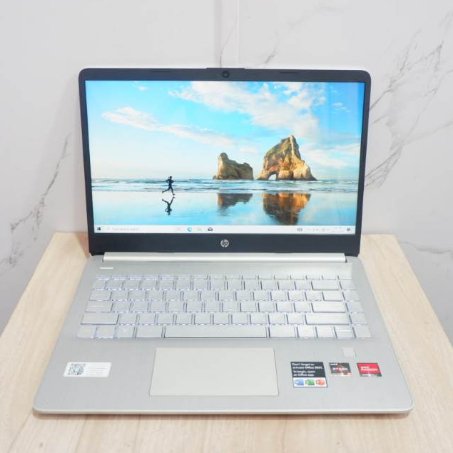 Laptop HP 14S-FQ2002AU AMD RYZEN 5 5625U RAM 8 GB SSD 512GB Normal Siap Pakai - Laptop Murah - Lapto