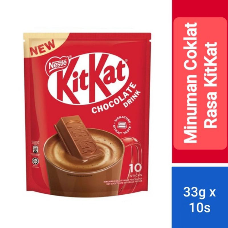 

KitKat Chocolate Drink Original 10 Sachet Minuman Coklat