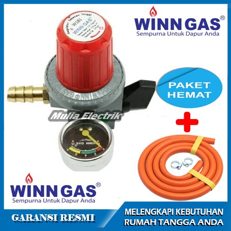 winn gas regulator TEKANAN TINGGI / WINN GAS HIGH PRESSURE + SELANG GAS Premium
