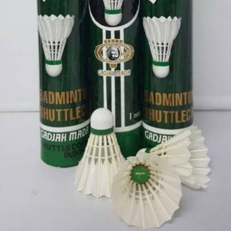SAMURAI HIJAU SHUTTLECOCK BULU BADMINTON