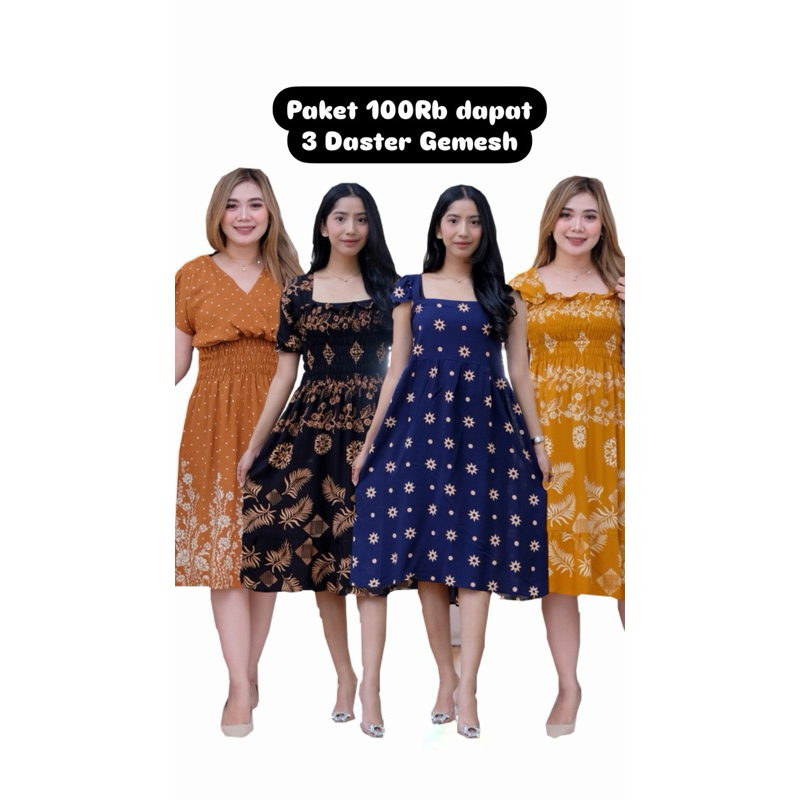 Daster jumbo rayon premium 100 rb dapat 3/ Daster kekinian/Daster Gemesh 3 100Rb