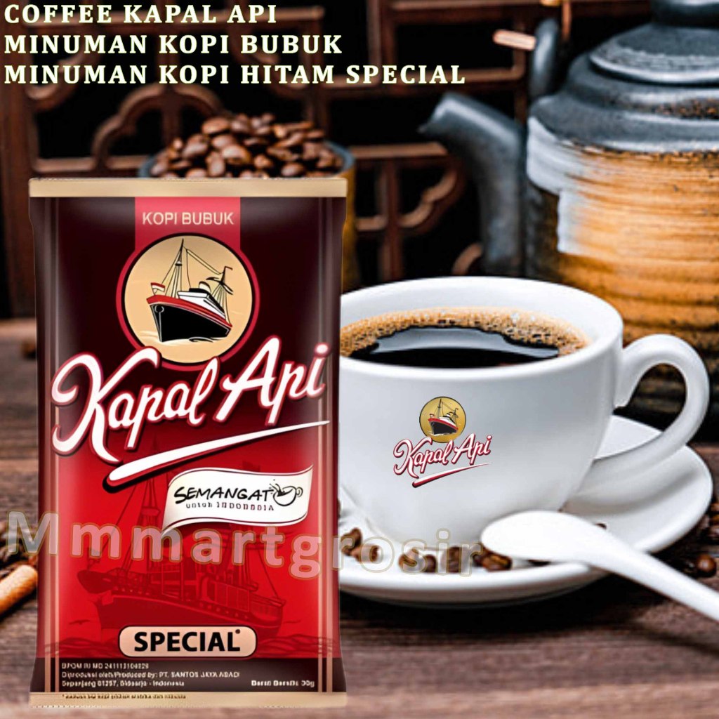 

Kopi Kapal Api / Minuman Kopi Bubuk / Minuman Coffee Hitam Spesial / 30gr