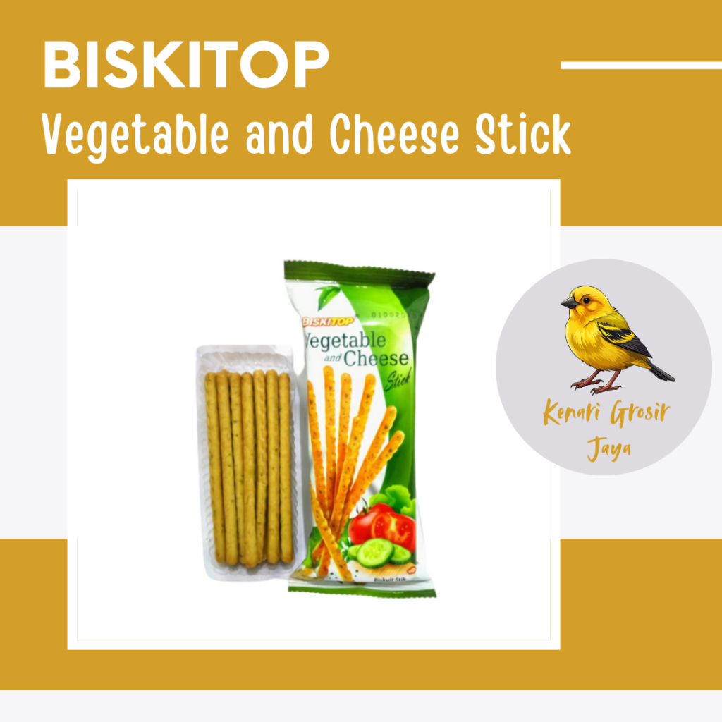 

Biskitop Vegetable Cheese Stik 50 Gram