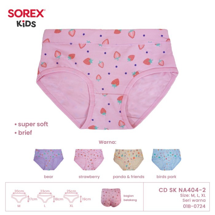 sorex celana dalam anak NA404 MOTIF  SOREX segitiga