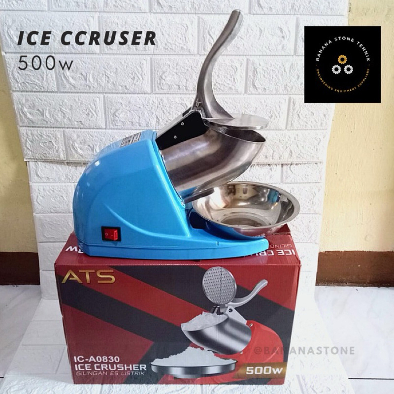 Mesin Serut Es Batu Listrik ATS / Gilingan Es Listrik / Ice Crusher