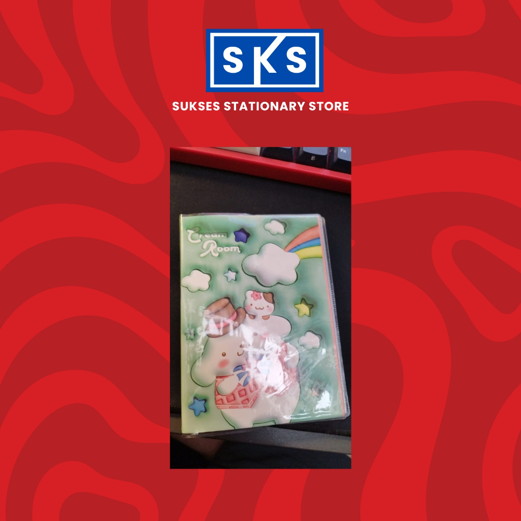 

Notebook Cover Transparan Cream Room A6 Buku Catatan Tulis Lucu Aesthetic Buku Notes