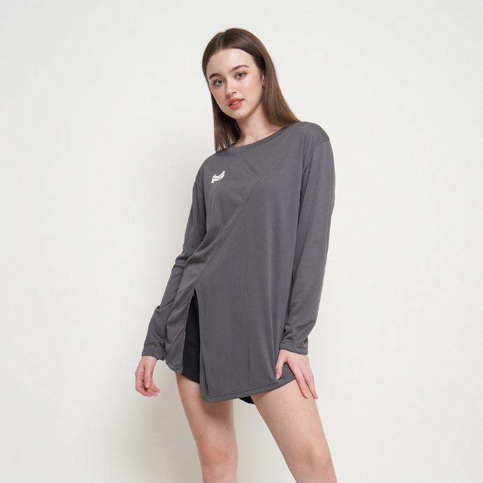 Heygo - Baju Olahraga Wanita Running Gym Yoga Hijab Sport Wanita Lengan Panjang Run24