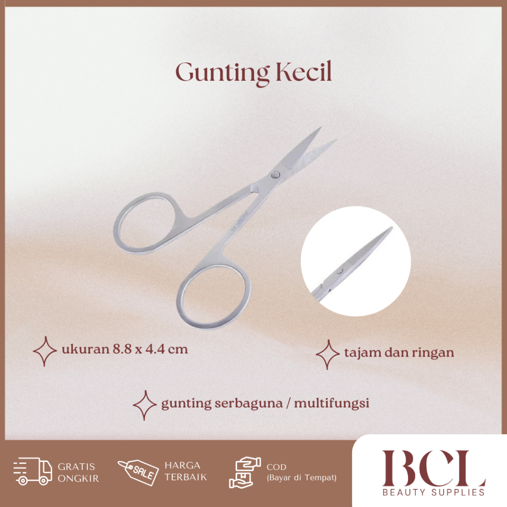 Manicure Scissor Gunting Kecil Serbaguna Gunting Jahit