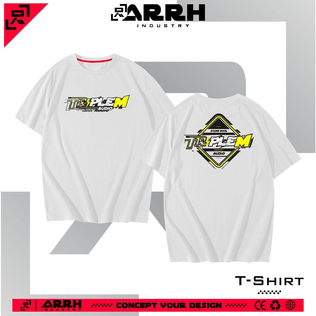 KAOS T-Shirt TRIPLE-M AUDIO SOUND HOREG