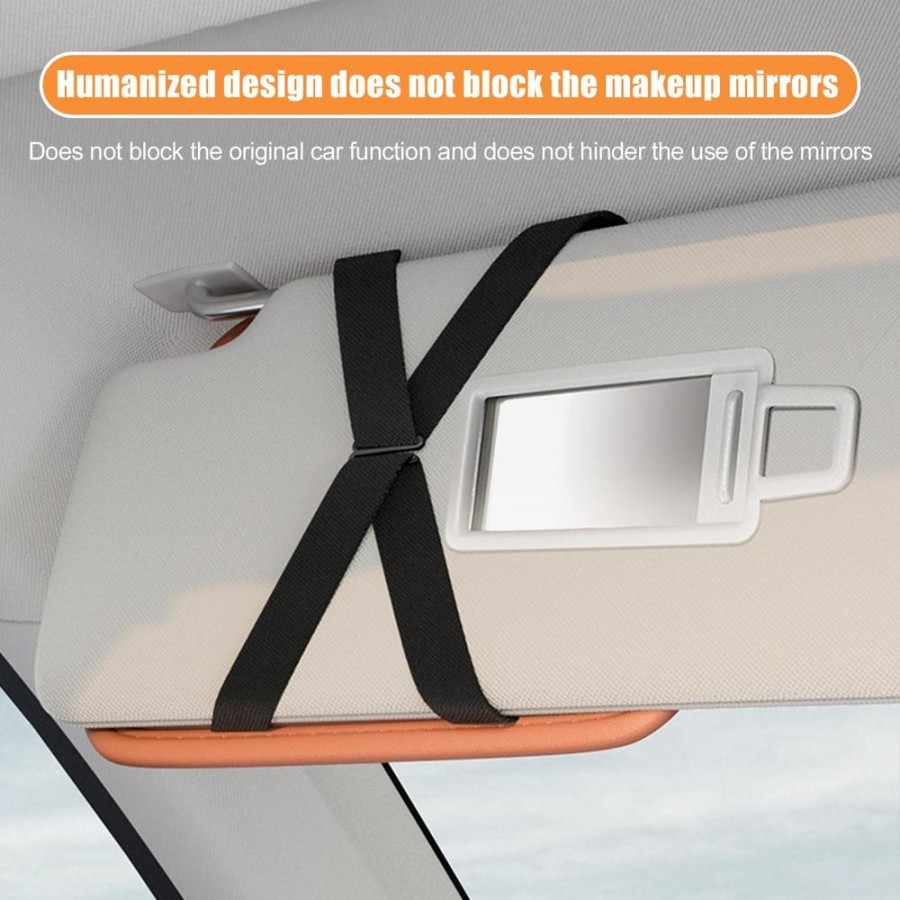 Premium Holder Sunvisor Kacamata Kartu Etoll Visor Organizer 3116