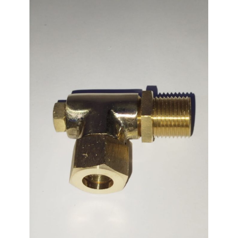 L Dudukan kaca boiler setrika uap drat 1/2 inch/spare part boiler tabung//sambungan kaca.
