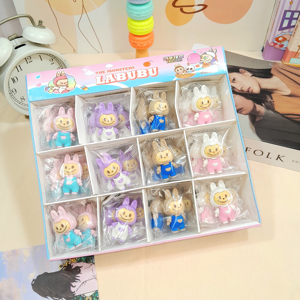 

Penghapus Miniatur LABUBU 3D (1 PCS) Super Lucu Imut Favorit Anak Harga TERMURAH / Eraser Labubu Stip LABUBU 1 Plastik isi 1 PCS Ready 4 Variant Warna Kualitas Terbaik Bisa Grosir dan COD