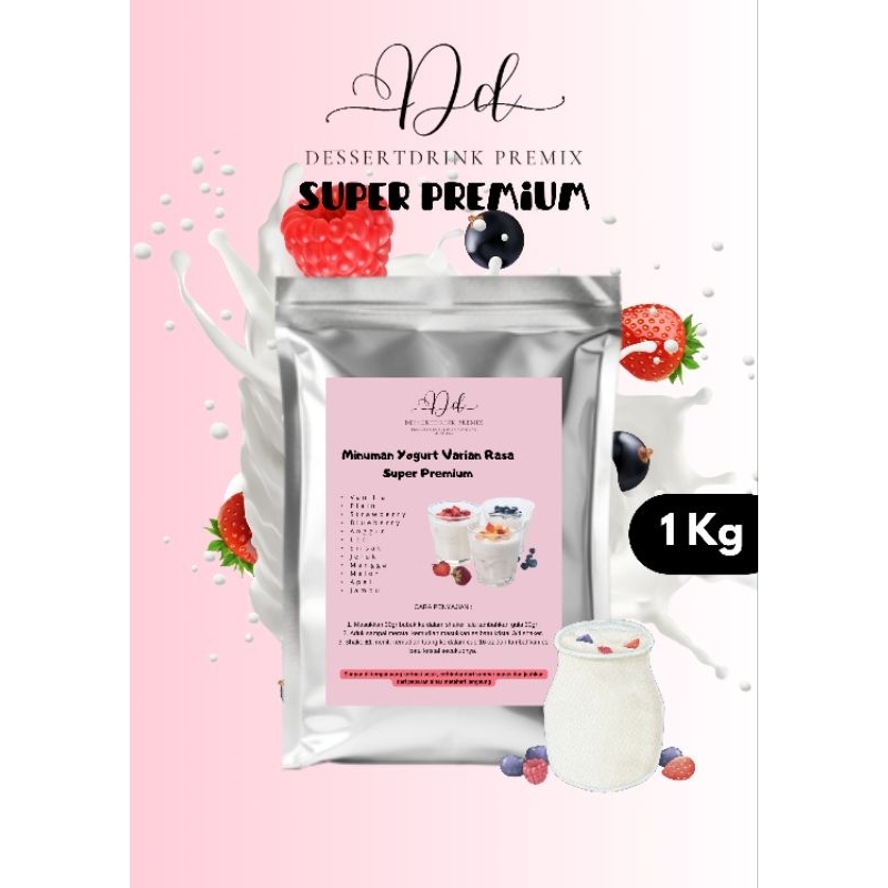 

Bubuk Minuman Yogurt ANEKA VARIAN RASA 1Kg Super Premium Dessertdrink Premix MURAH / Bubuk Yogurt 1 Kg / Yogurt Powder / Bubuk Yogurt Plain / Yogurt / Es Yogurt/ Yogurt Powder Drink / Minuman Yogurt / Yoghurt / Bubuk Minuman Yoghurt / Yoghurt Powder