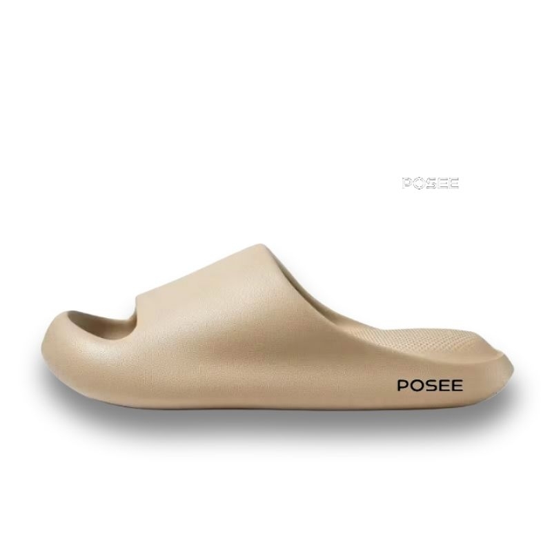 kualitas super posee sandal slop posee pria dan wanita sandal slide full karet kekinian sandal