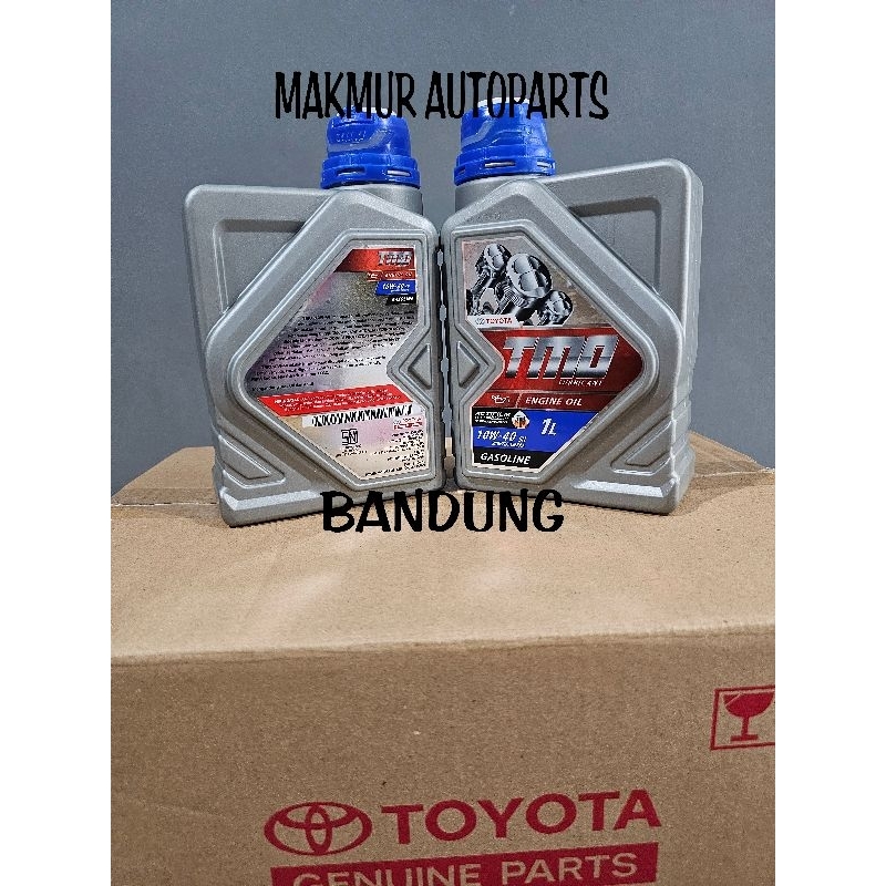 Oli Mesin Mobil Toyota TMO 1Liter SAE 10W-40/Oli Mobil Bensin