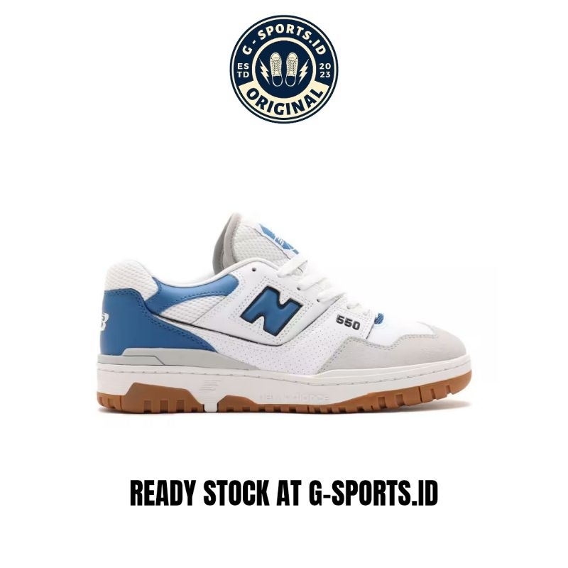 Sepatu Sneakers Pria New Balance 550 White ORIGINAL