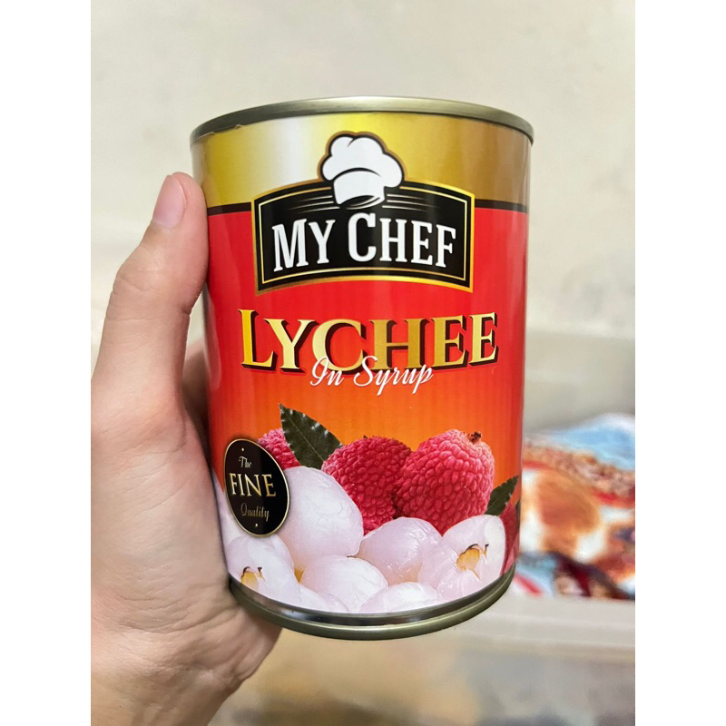 

My Chef Lychee In Syrup / Leci Kaleng / Lychee Kaleng