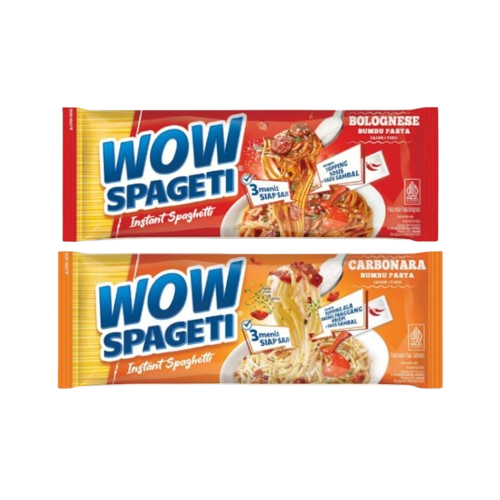 

WOW SPAGETI MEATY BOLOGNASE/CREAMY CARBONARA 84GR