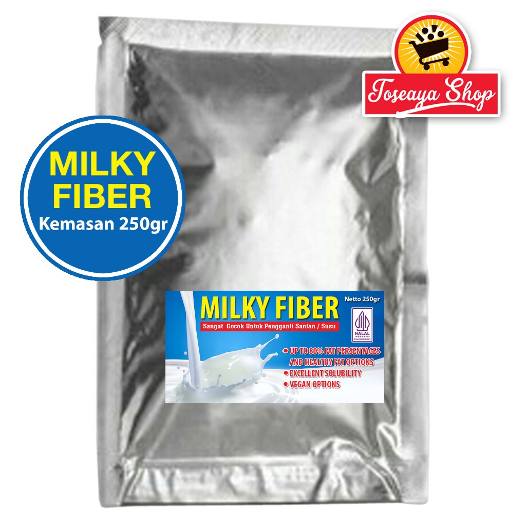 

Milky Fiber I Krimer Pengganti Santan dan Susu 250gr