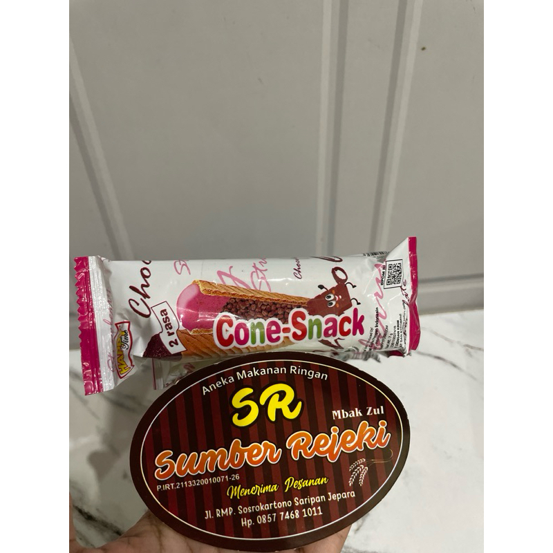 

CHOCO CONE SNACK ISI 10 BUNGKUS