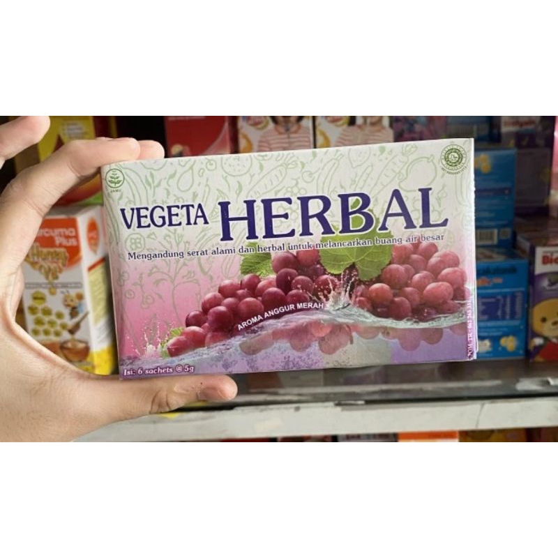 

vegeta herbal rasa anggur 1 box isi 6 saschet