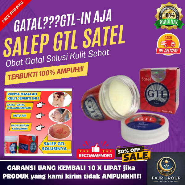SALEP SATEL GTL Obat Salep Gatal Paling Ampuh Gatel Kulit Panu Kadas Jamur Eksim Kutu Air Jerawat Se