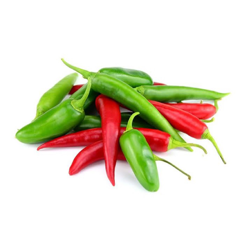 

Cabe / cabai besar merah dan hijau campur