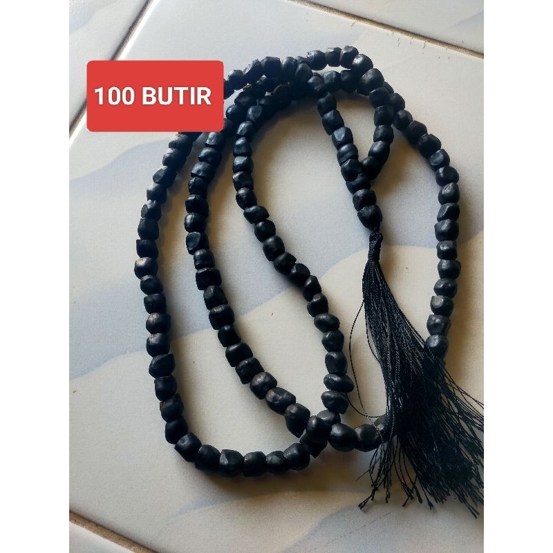 tasbih 100 butir tasbih biji pisang pidak sunan bonang asli 100%