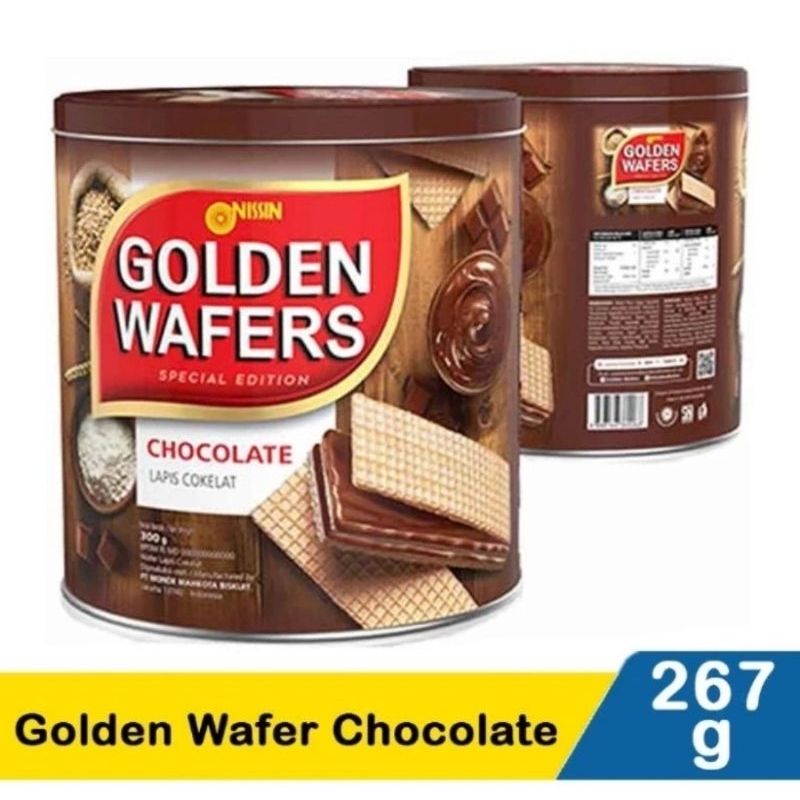 

Nissin Golden Wafers Chocolate Lapis Cokelat 267g