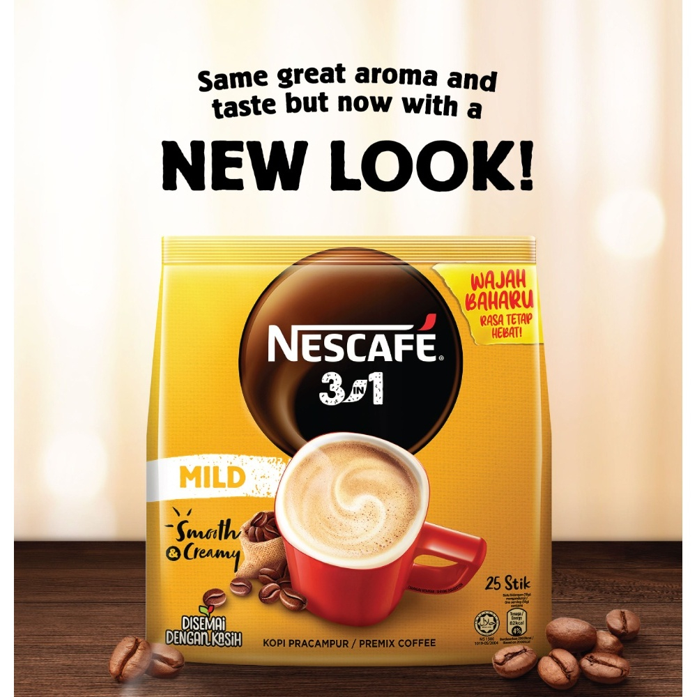 

[PO] Ready 10 Februari 2025 Nescafe Coffee 3in1 Mild 25 Sachet X 18g Orignal Malaysia [Jastipbywhd]