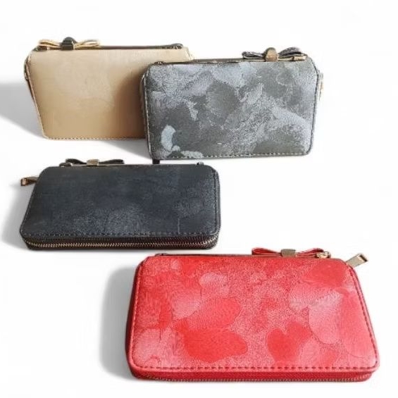 Dompet/wallet lipat wanita (bunga), cuci gudang/gagal QC