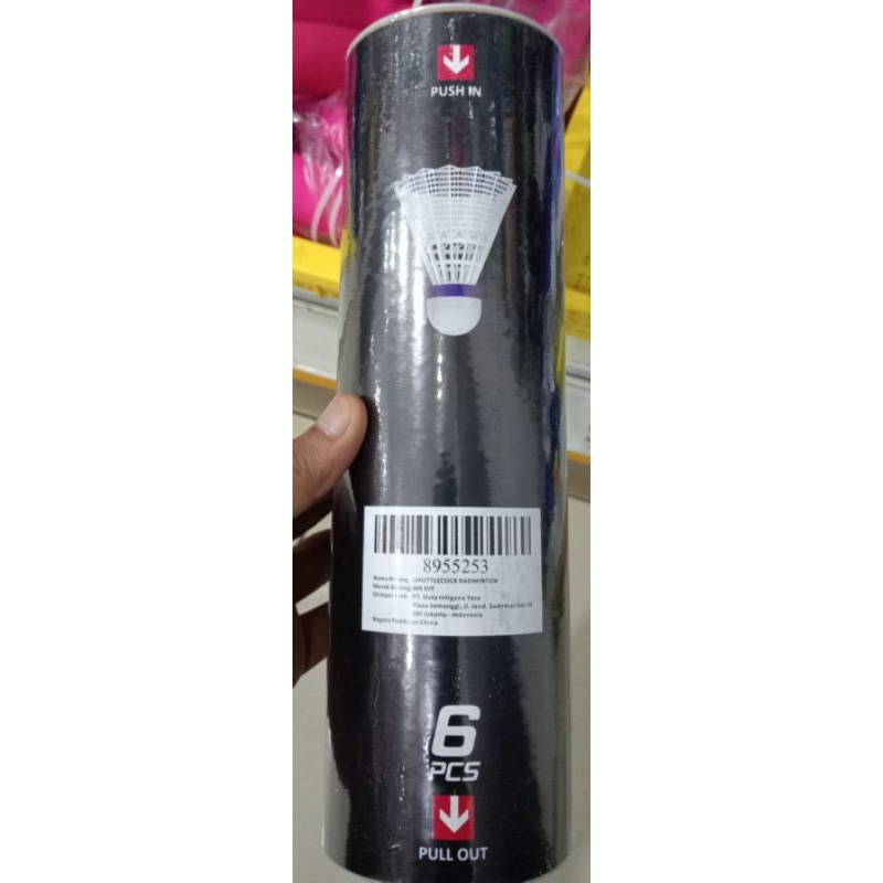 shuttlecock full plastik isi 6