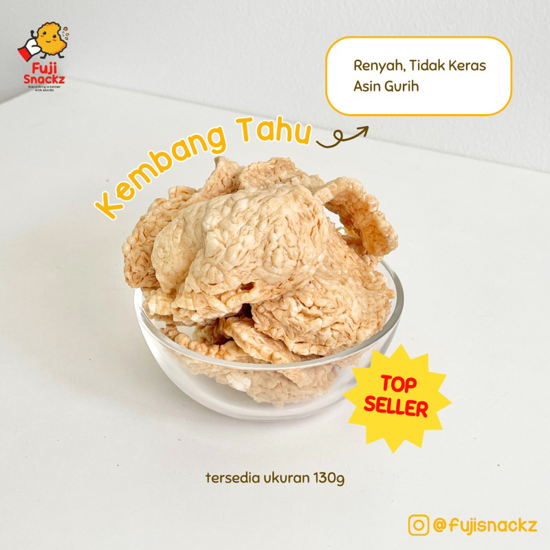 

Kerupuk Kembang Tahu Gurih Premium 130g