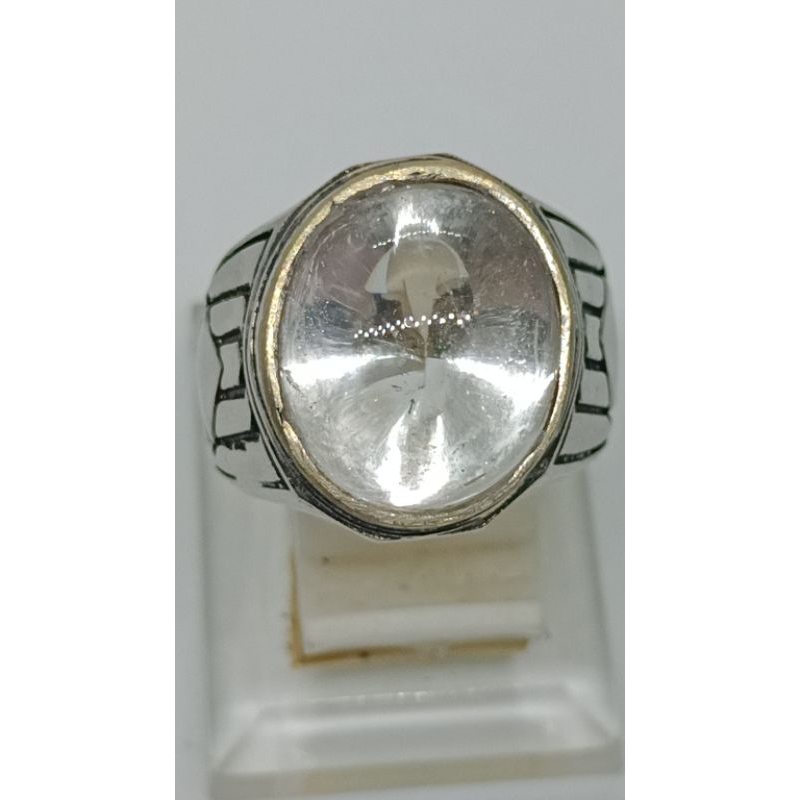 Cincin Batu Kinyang Air , Kualitas Super Ber Serat , Natural Kalimantan