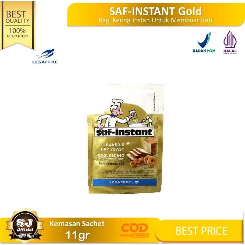 

Saf-Instant Baker's Dry Yeast Ragi Kering