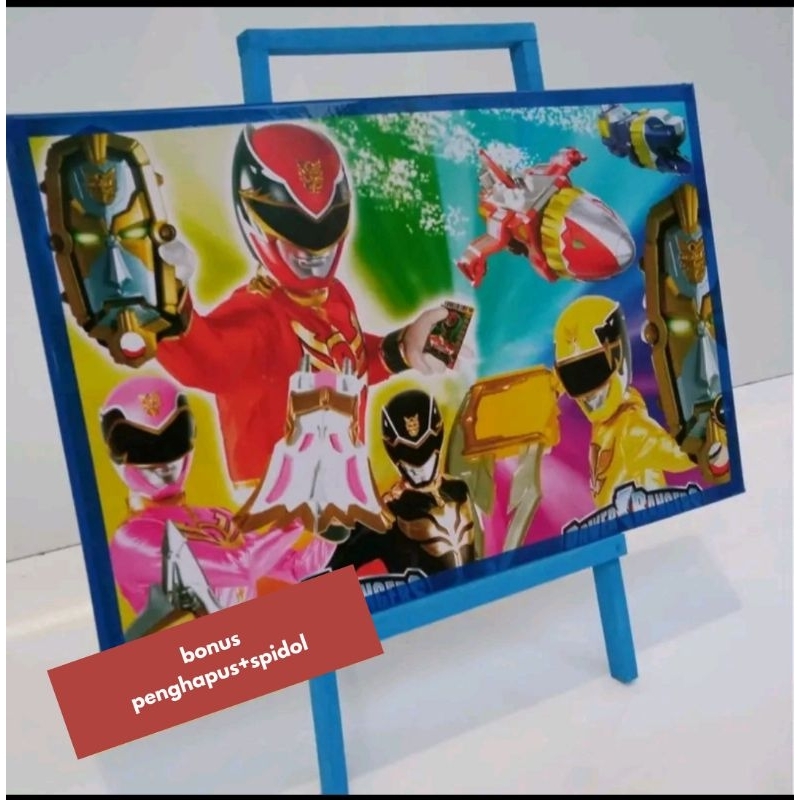 

papan tulisbelajar anak karakter papan tulis anak dengan penyangga bonus spidol dan penghapus