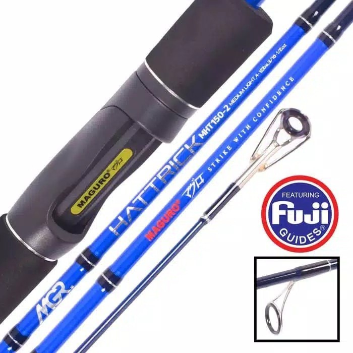 Joran MAGURO HATTRICK 120 135 150 165 180 CM Fuji Spinning | Kolam | Harian