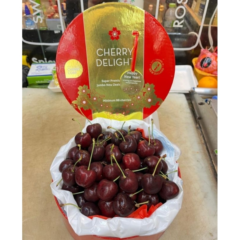 

Cherry tasmanian delight round 1,5kg box | Cherry tasmanian size 32-34 | hampers imlek