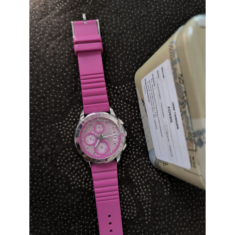 Jam Tangan Wanita Pink Fossil ES4220