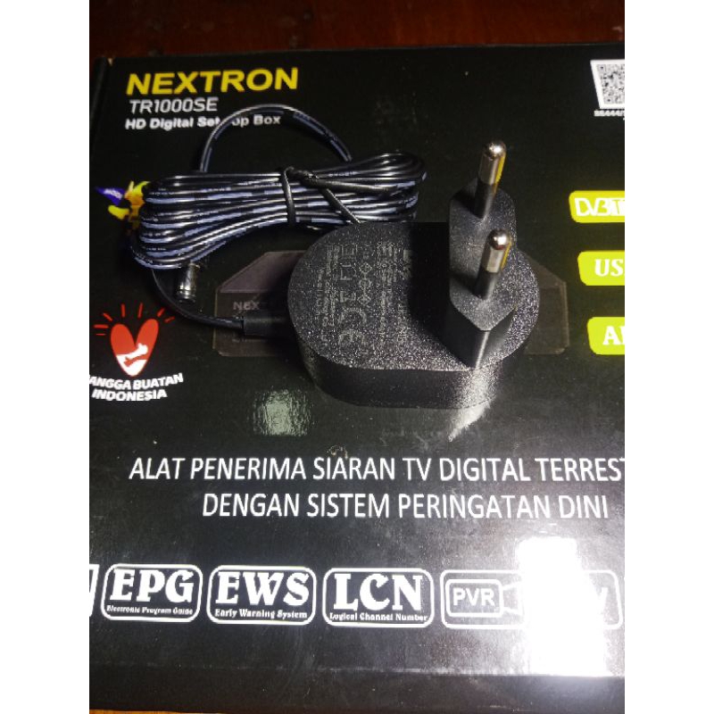 Adaptor STB 5 volt original NEXTRON TR1000SE bergaransi