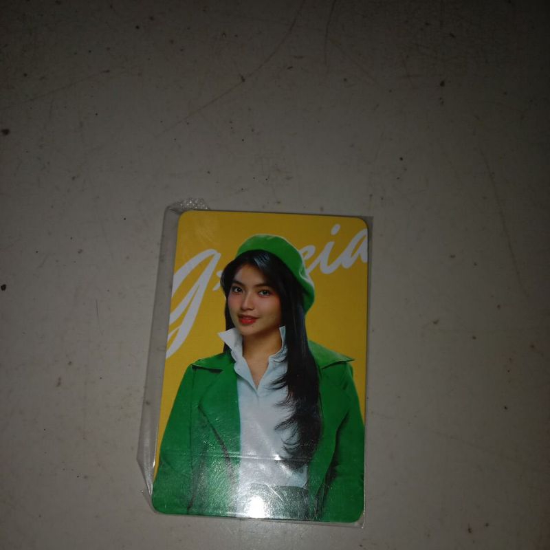 photocard official gracia japota