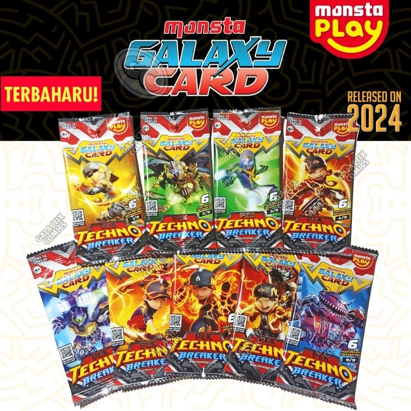 Boboiboy Galaxy Card PEK Techno Breaker (SATUAN)