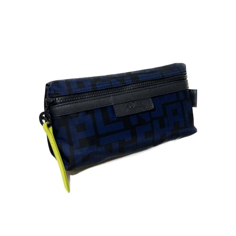 Original Longchamp Le Pliage Pouch LGP Black Navy