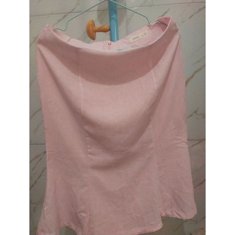 rok pendek / short skirt soft pink / rok ala korea