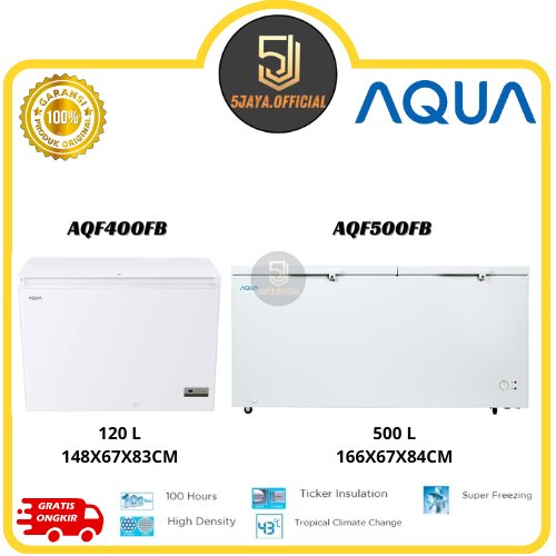 Chest Freezer Aqua - AQF400GC/AQF500GC Aqua