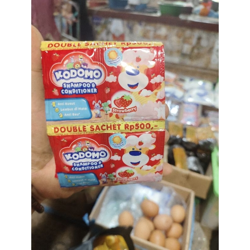 Shampoo Kodomo Sachet 1 Renceng isi 12 Pasang